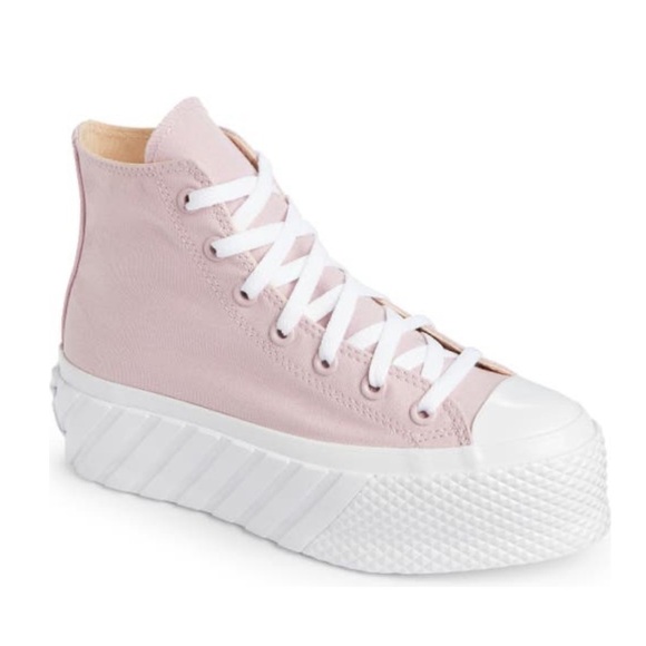 Converse lift 2x high top sneakers in pink Size: 11